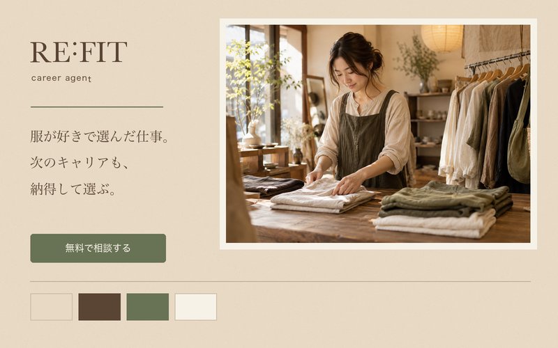 トーン案D ナチュラル・温かみ